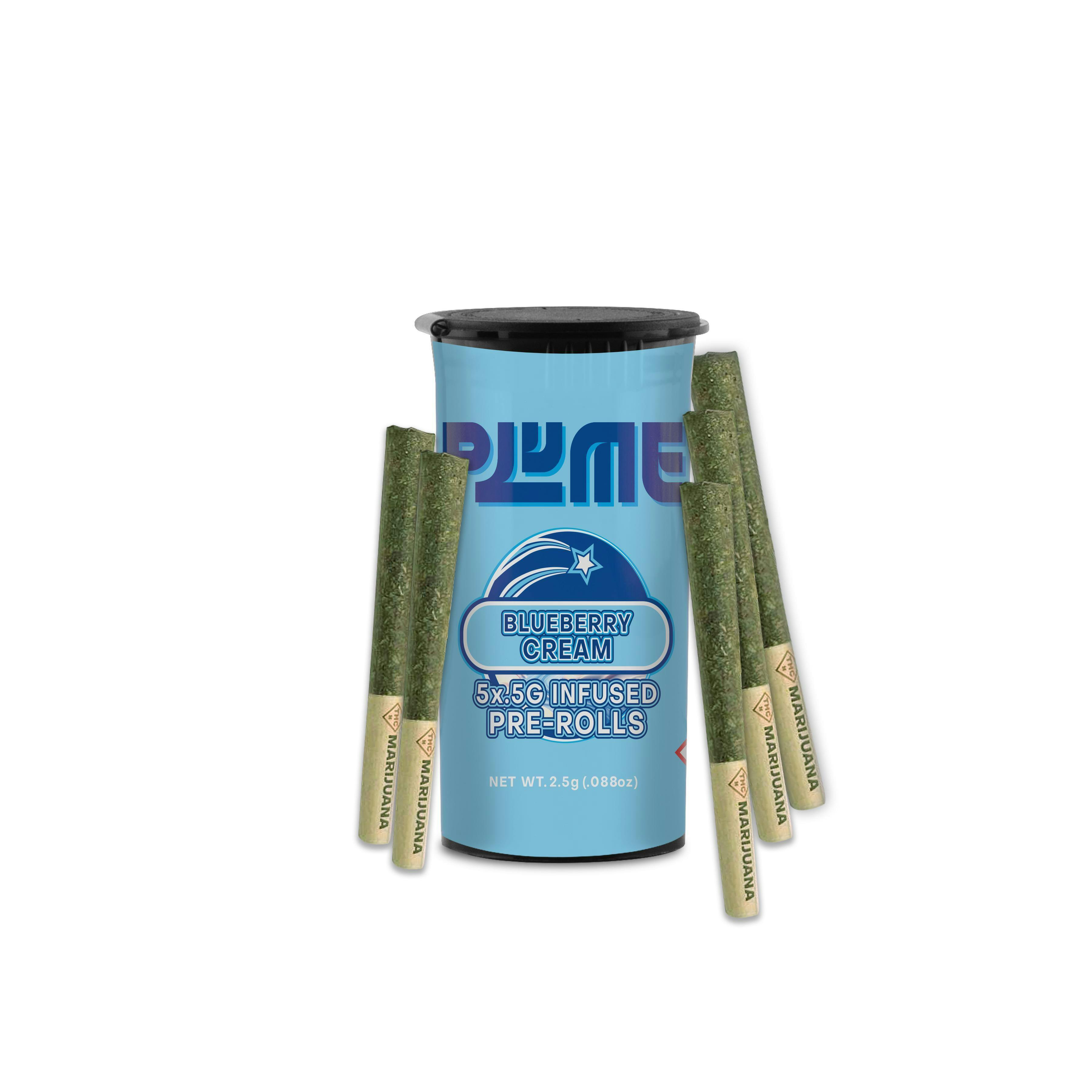 Blueberry Cream | Infused Pre-Roll Pack 0.5g (5ct)
