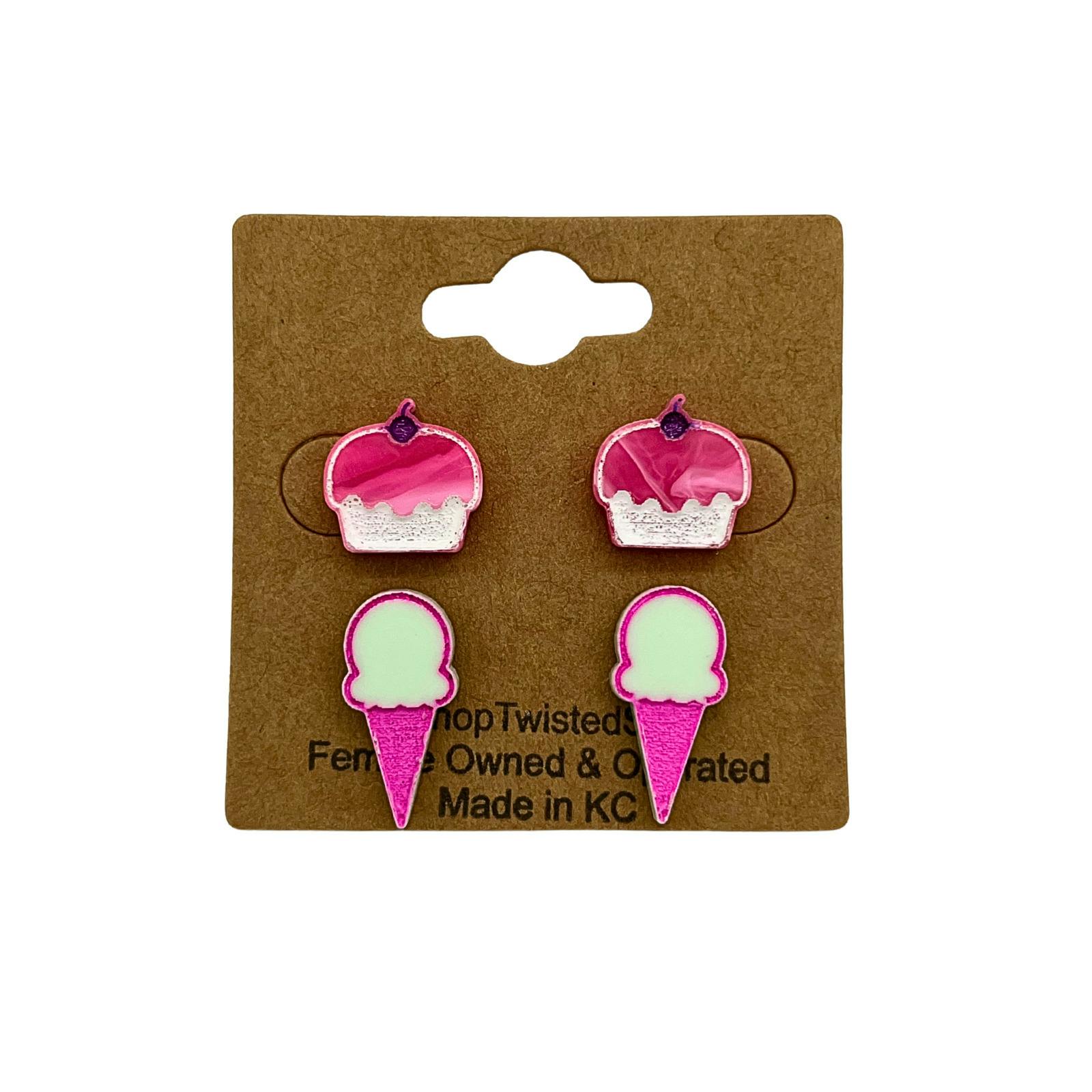 Cupcake/Gelato Stud | Earring Pack