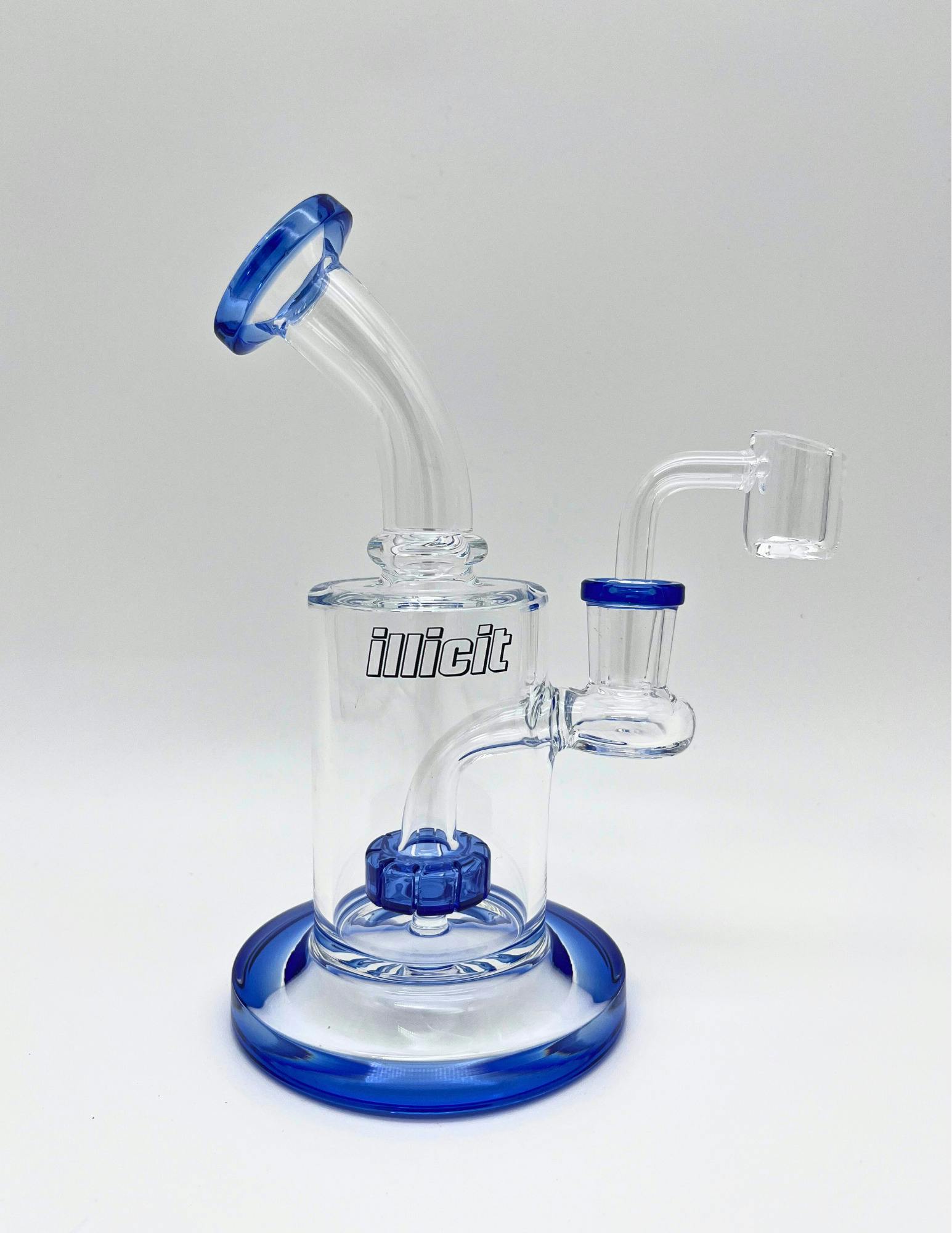 ILLICIT 6.5" DAB RIG SAPPHIRE