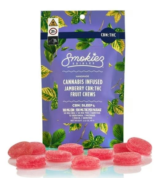 Smokiez | Edibles | Sweet Jamberry (CBN:THC) | 100mg
