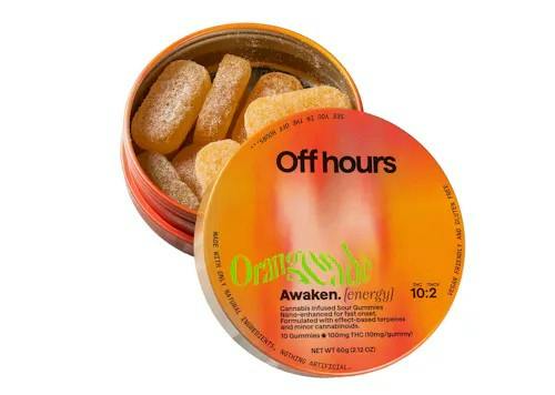 Off Hours | Edibles | Awaken-Orangade| 10:2THC:THCV | 10mg x 10ct