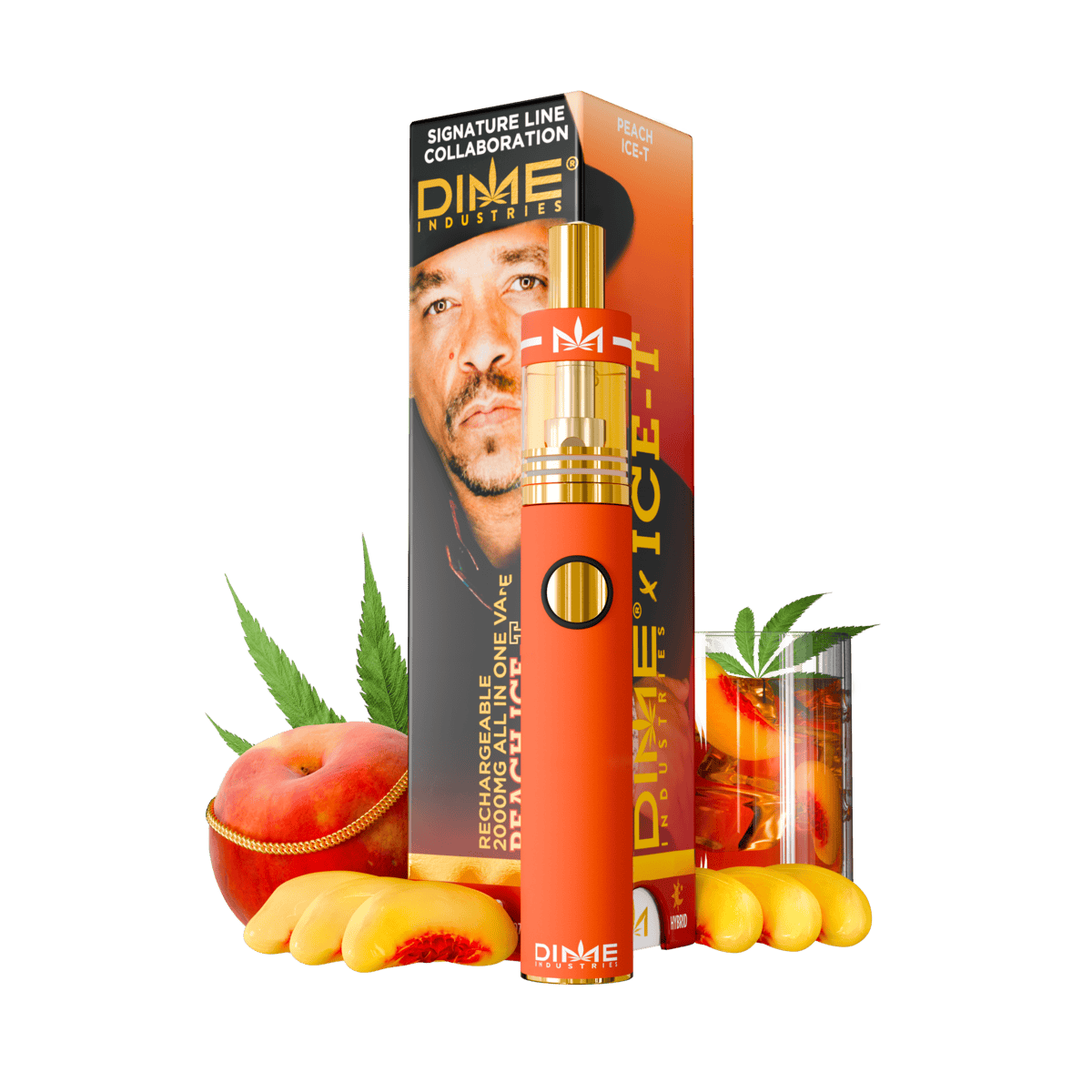 DIME Industries | Vape | Peach Ice-T | 2g