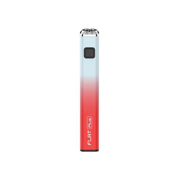 Yocan Flat Plus Battery Red Teal at Canna Planet Dispensary & Weed Delivery - Kingston