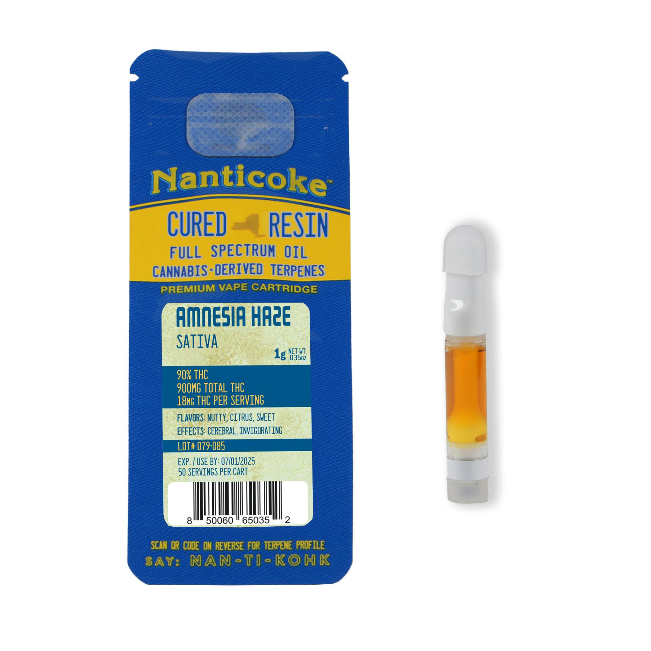 Nanticoke | 510 Cart | Amnesia Haze | 1g