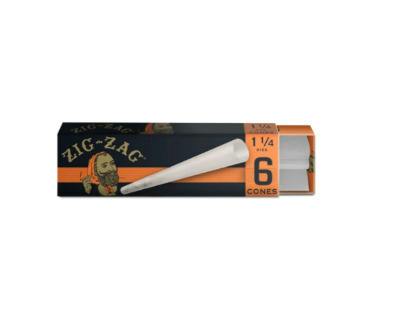 Zig Zag - Cones - Ultra Thin 6pk - 1 1/4