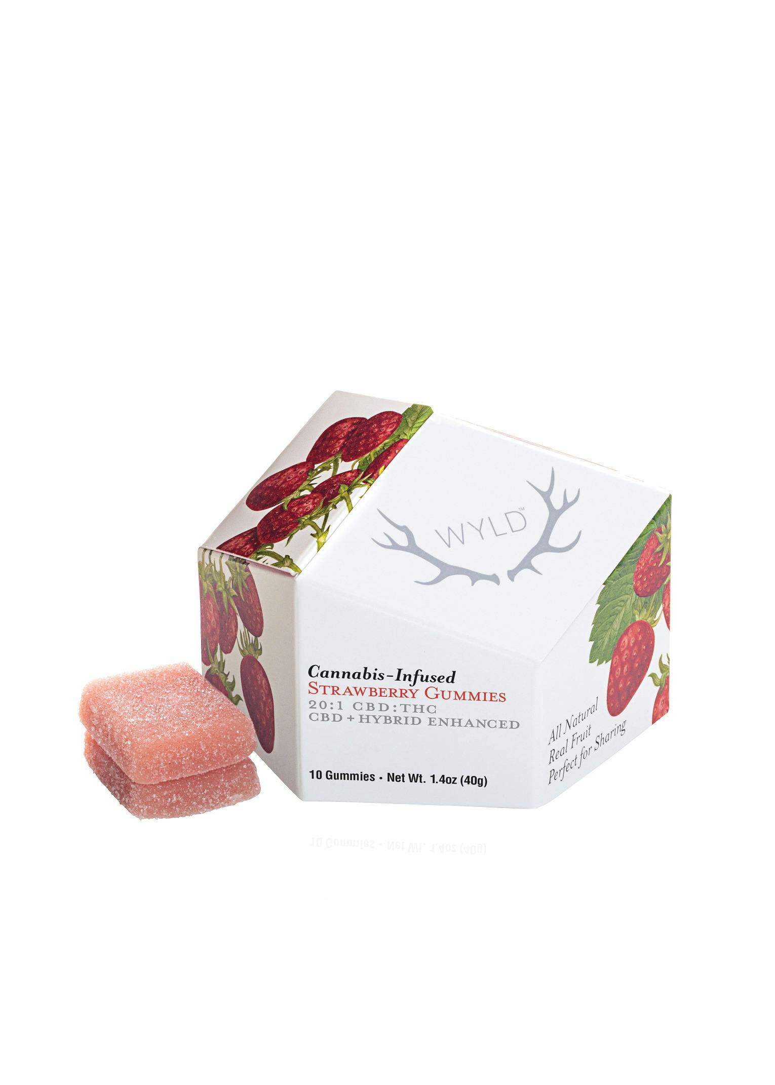 Wyld Gummies - Strawberry 20:1 CBD:THC