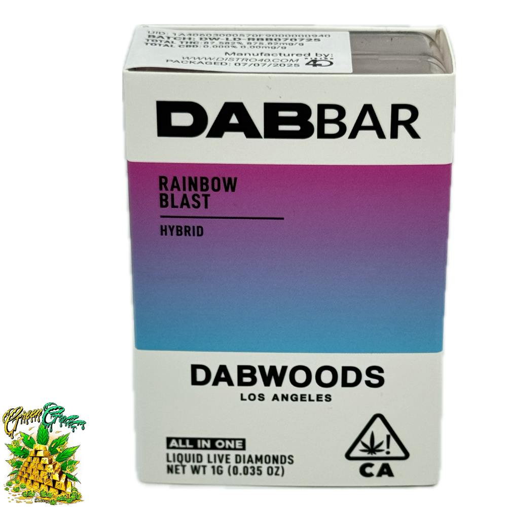 DABWOODS EXOTIC RAINBOW 🌈 BLAST 1g