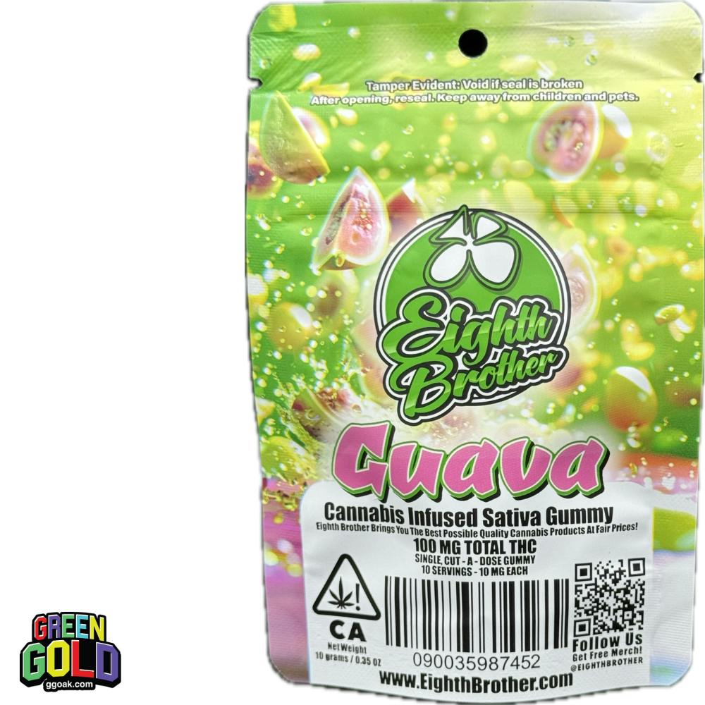 EIGHTH BROTHERS GUAVA (GUMMY) SATIVA Gummies 100mg