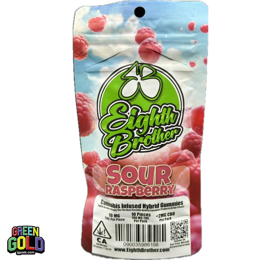 EIGHTH BROTHERS SOUR RASPBERRY Gummies 100mg