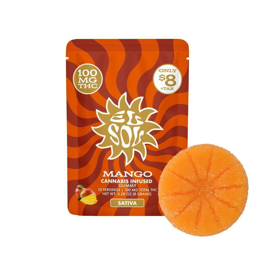 EL SOL MANGO (INFUSED GUMMY) Gummies 100mg