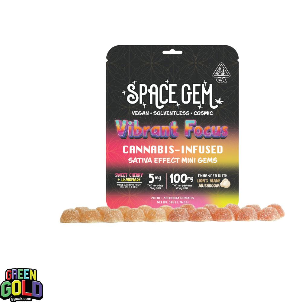 Space Gem Sativa Effect Mini Gems Gummies 100mg