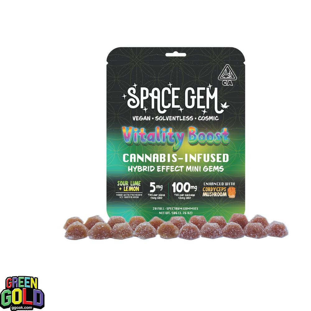 Space Gem Hybrid Effect Mini Gems Gummies 100mg