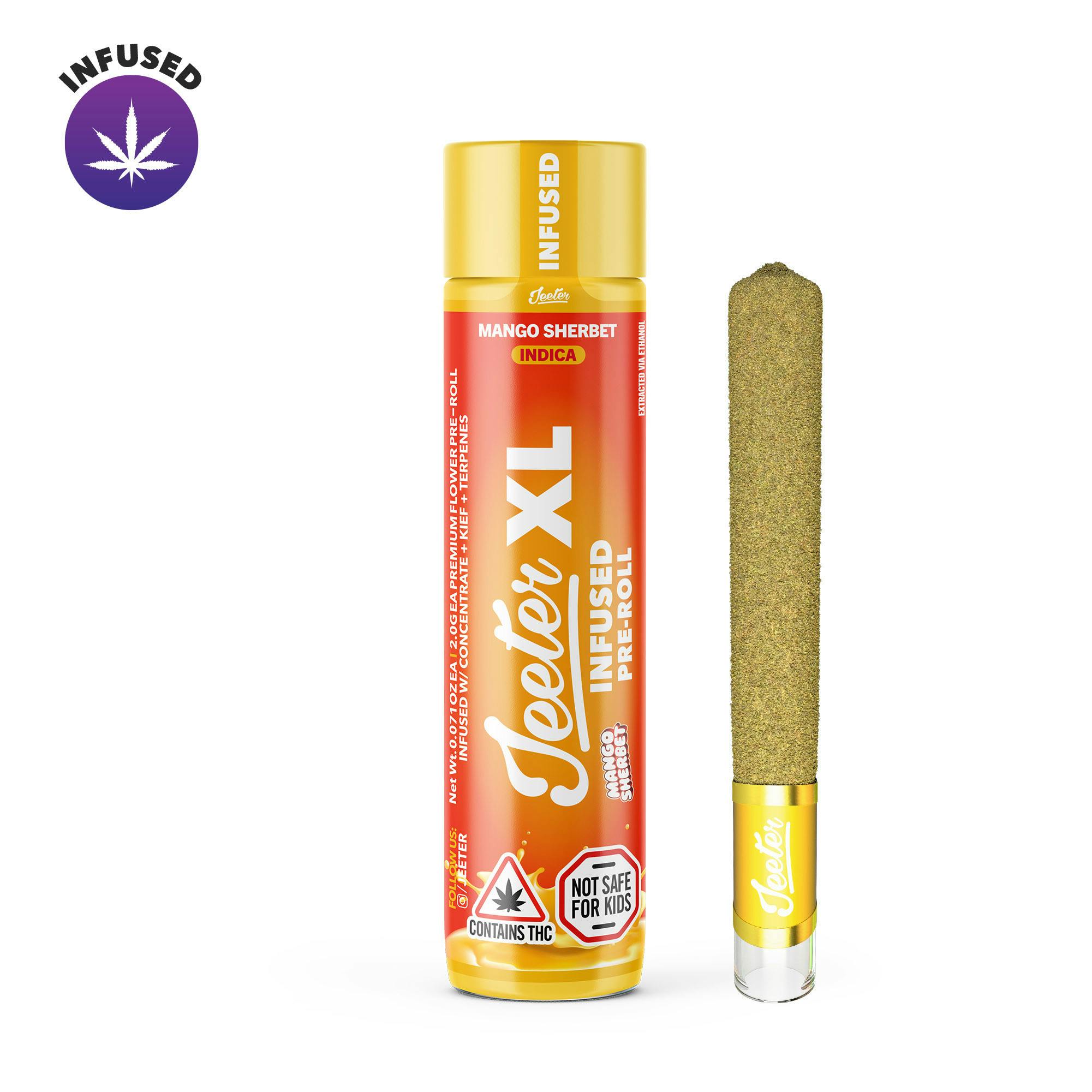 2g XL Jeeter Infused Preroll - Mango Sherbet (I)