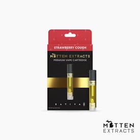 Mitten Extracts - Strawberry Cough 1g Vape Cart (Sativa)