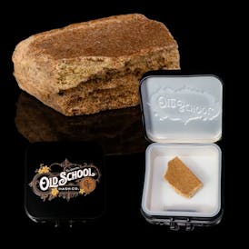 Old School Hash - Electric Cherry Brick Hash 1g (Sativa)