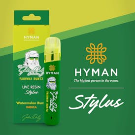 Hyman - Live Resin Stylus 1g - Fairway Runtz (Indica)