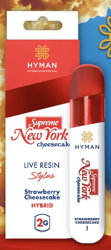 HYMAN - 2g Live Resin Stylus - New York Cheesecake (Hybrid)