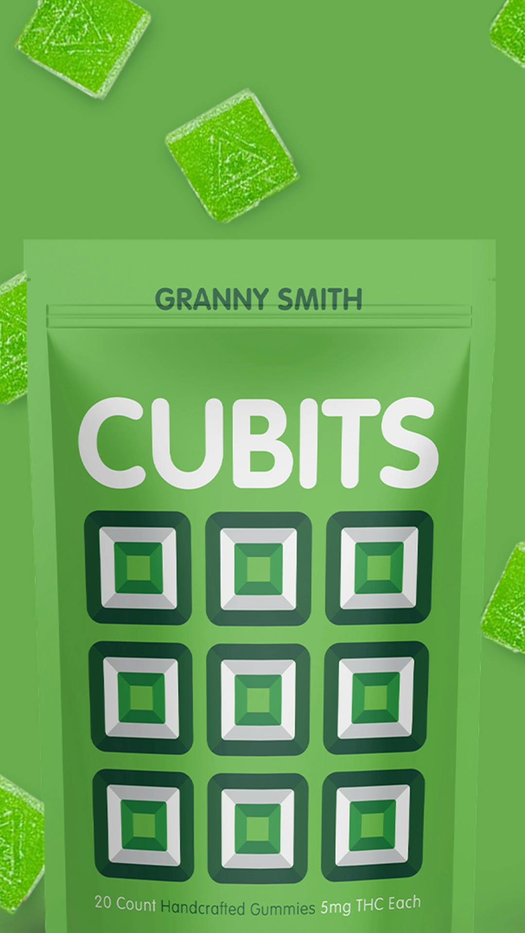 Cubits | Granny Smith | Gummies | 20pk