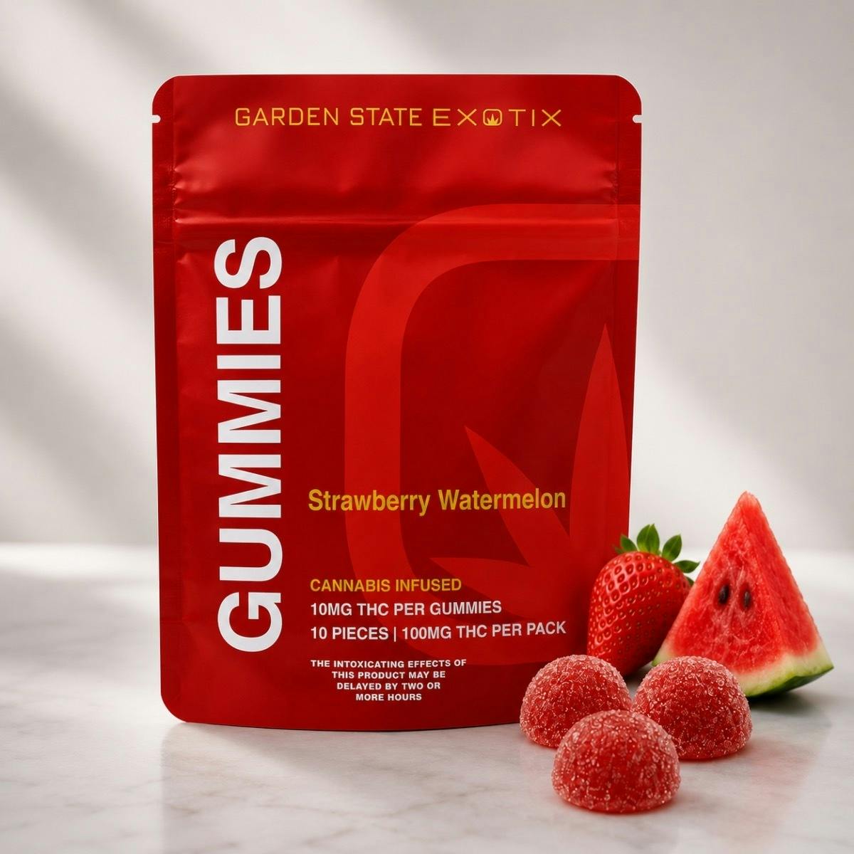Garden State Exotix | Strawberry Watermelon Gummies | 10pk