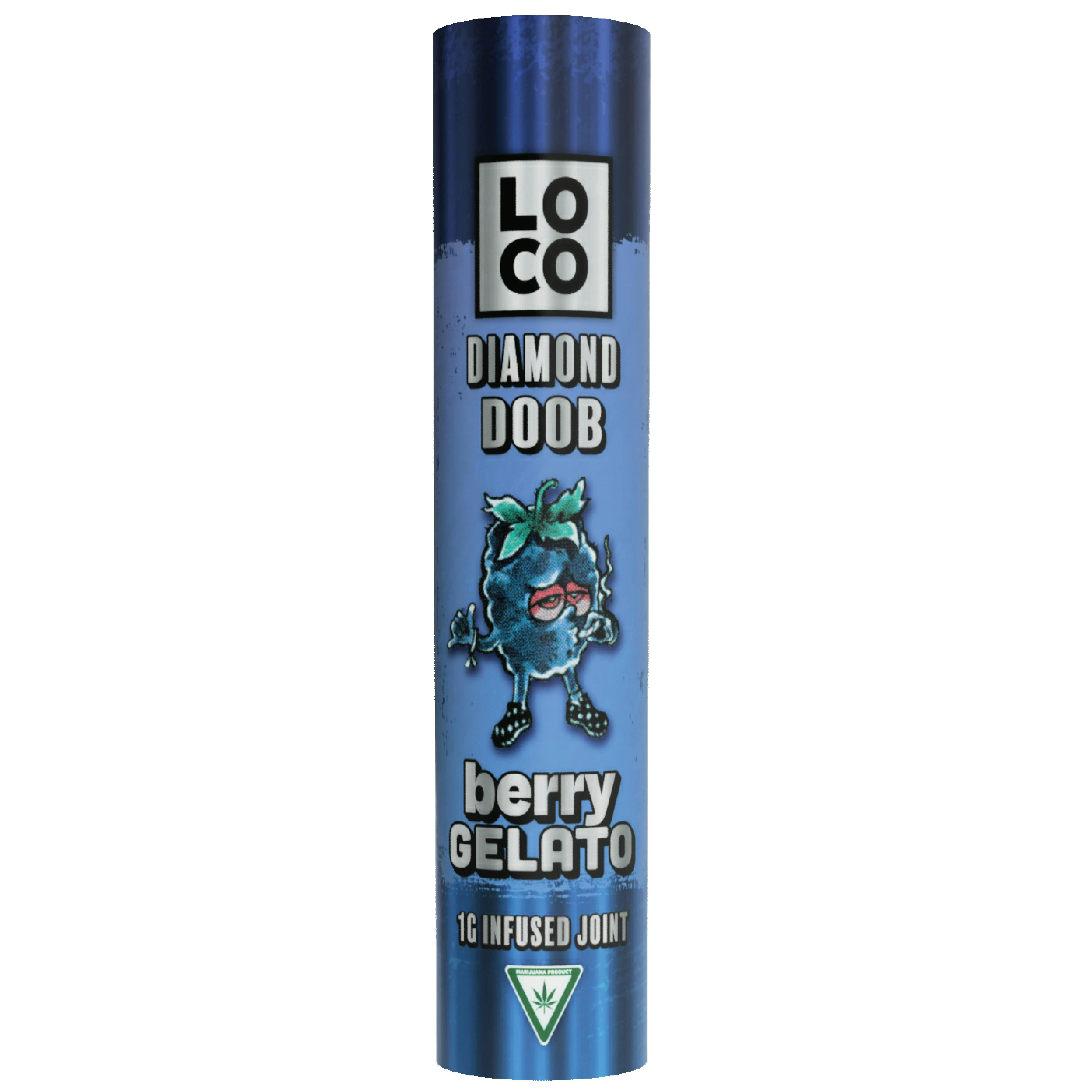LOCO Infused Joint 1g – Berry Gelato by LOCO
