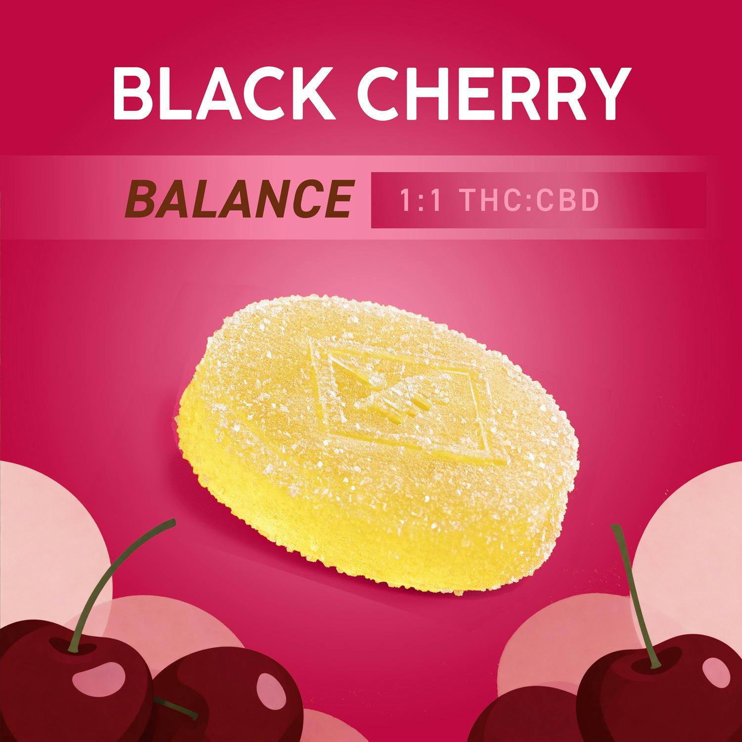 kynd Black Cherry 1:1 THC:CBD Soft Chews