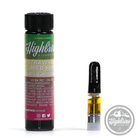 Highbrow | Sour Strawberry Pie | Cured Resin - | 0.5g Cartridge.
