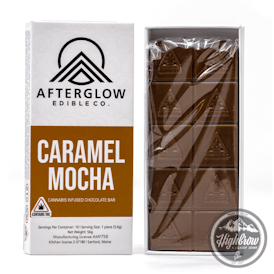 Afterglow | Caramel Mocha | Chocolate Bar | 100mg.