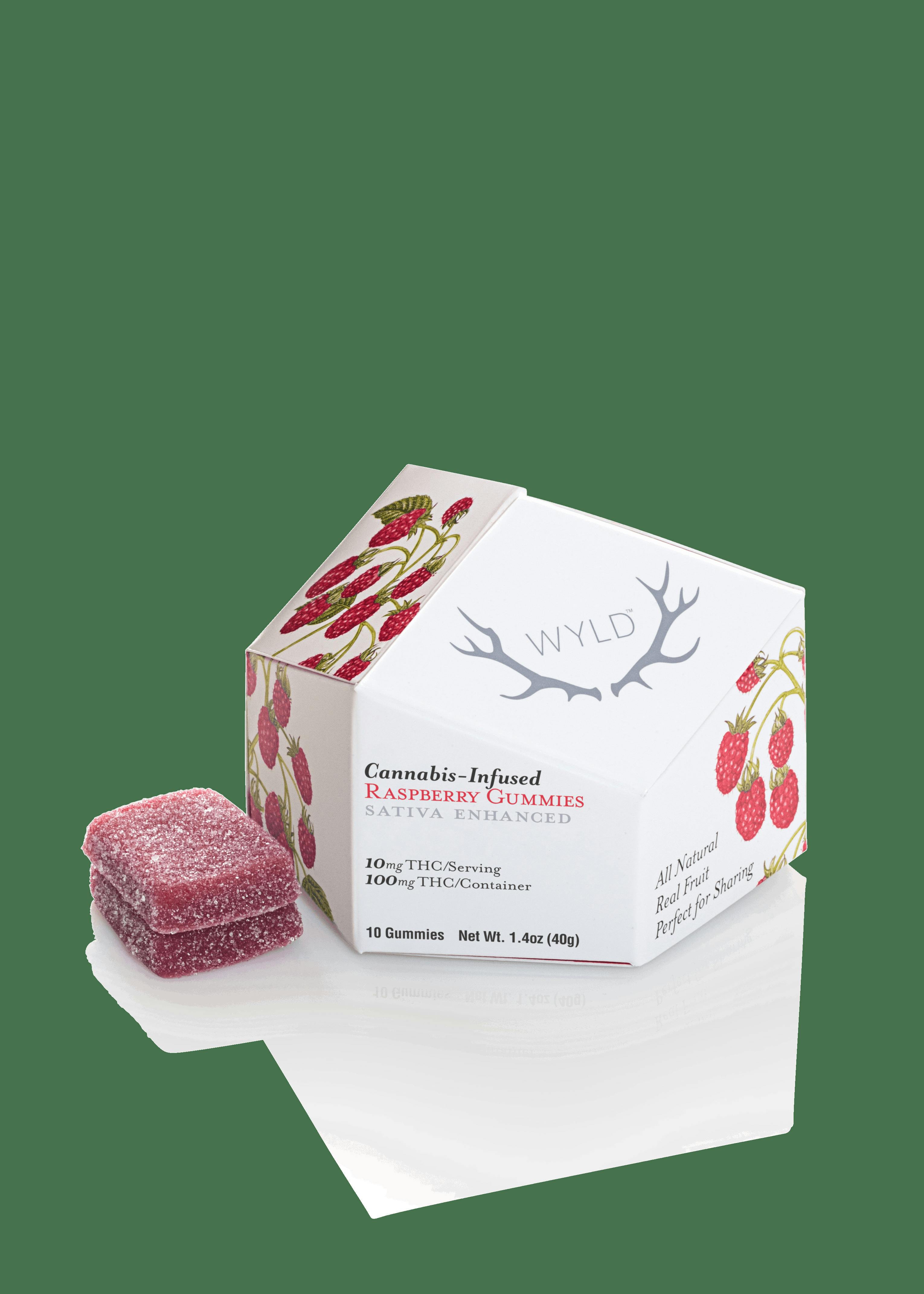 Wyld 100mg Gummies (S) RASPBERRY