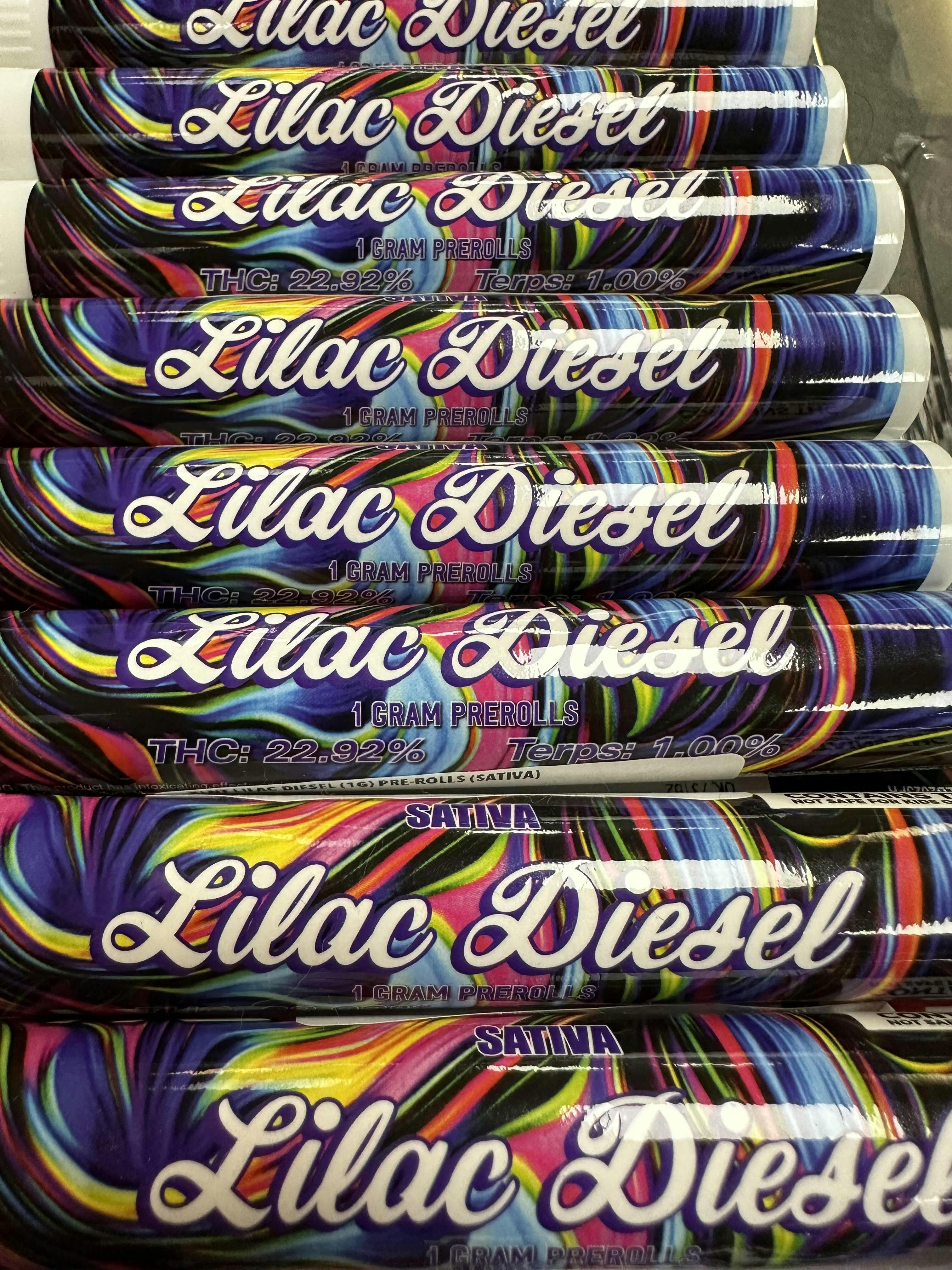 XLNT LILAC DIESEL (1G) PRE-ROLLS (SATIVA)