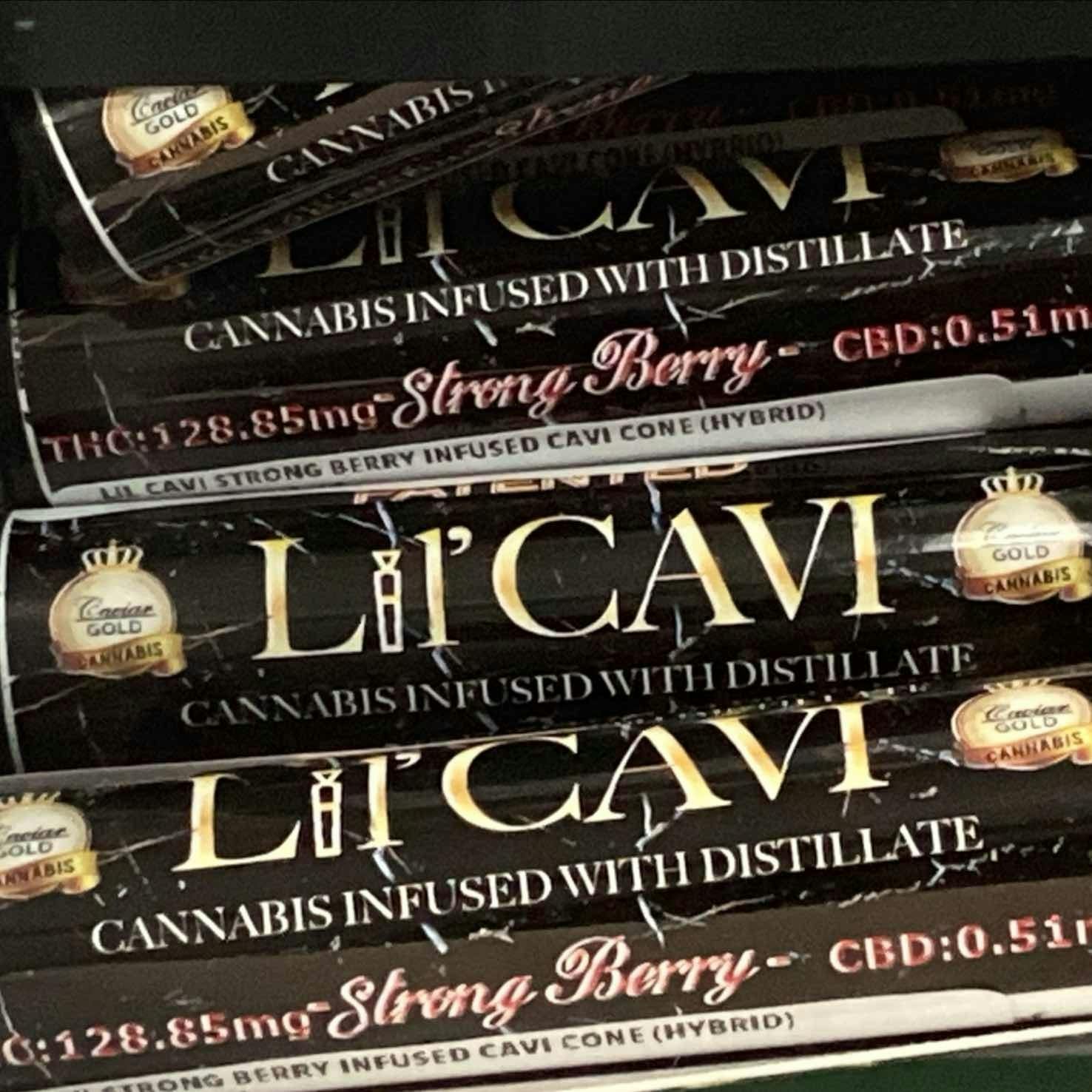 LIL CAVI STRONG BERRY INFUSED CAVI CONE (HYBRID)