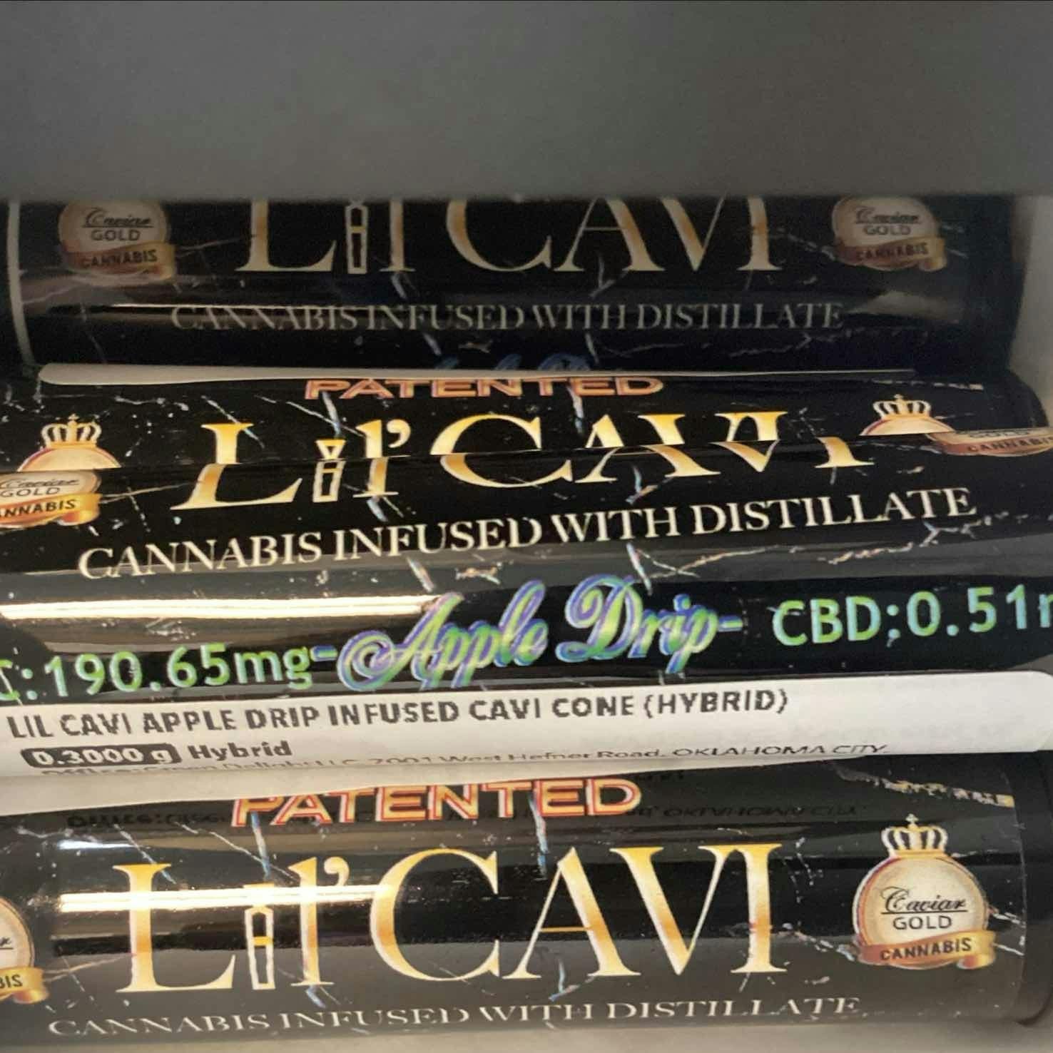 LIL CAVI APPLE DRIP INFUSED CAVI CONE (HYBRID)