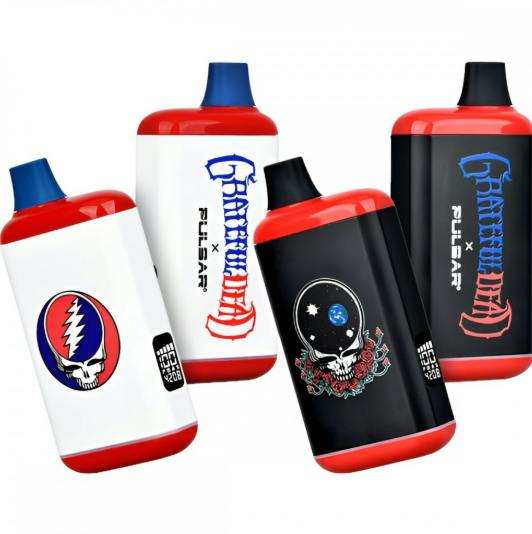 Pulsar x Grateful Dead 510 DL 2.0 PRO Auto Draw Variable Voltage Battery 1000mAh, Grateful Dead C...