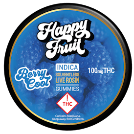 Happy Fruit 500mg Gummies - Berry Cool (Indica)