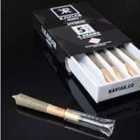 Kaviar Joint 5 Pack (Sativa) - 3 Gram Pack