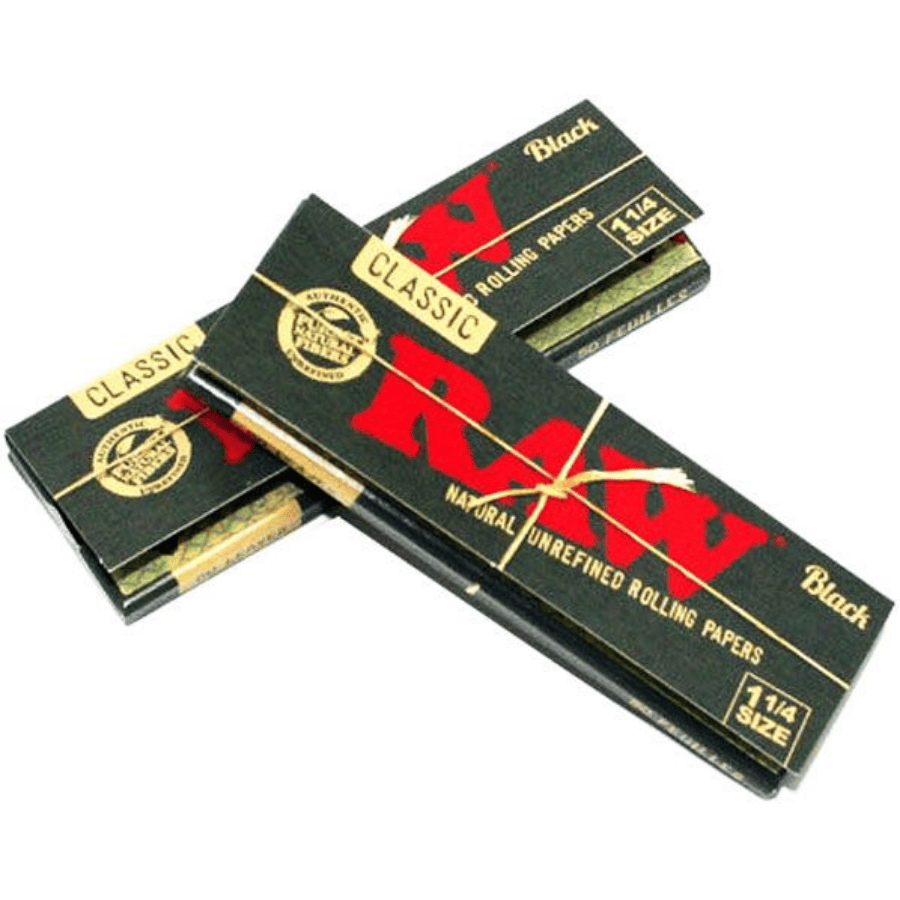 RAW-Black 1 1/4 Size 50 Pack