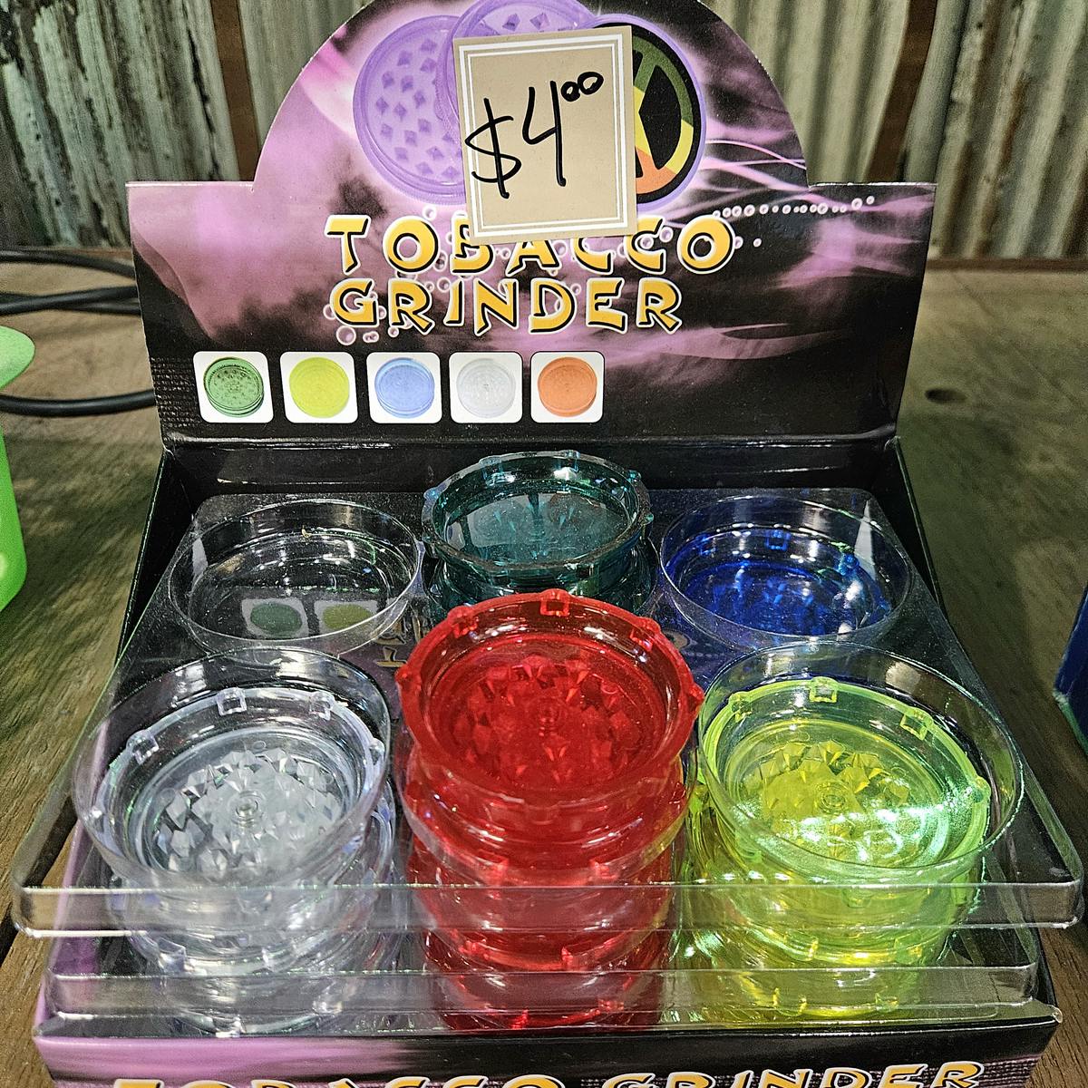 Acrylic Tobacco Grinder