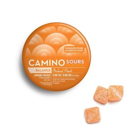 Camino Sours Orchard Peach 1:1 (THC: CBD) 10mg THC: 10mg CBD (10 count)