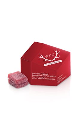 WYLD - Pomegranate 1:1 THC:CBD Gummies - 100mg - 10ct
