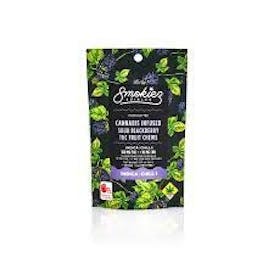 Blackberry Indica 100mg THC Fruit Chews - Smokiez