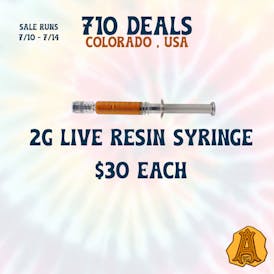 *710 Steals* 2g Live Resin Syringe $30