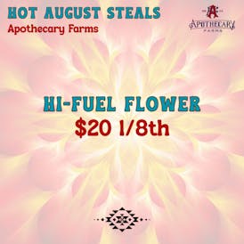 *Hot August Steals: Hi Fuel / 14er / Indigo Flower: $20 1/8ths!*