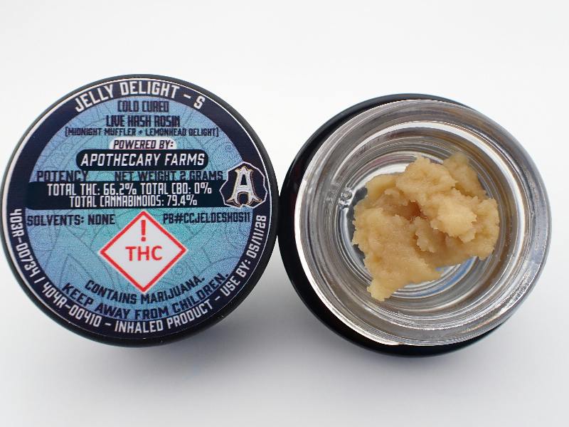 Jelly Delight Live Hash Rosin - S 2G