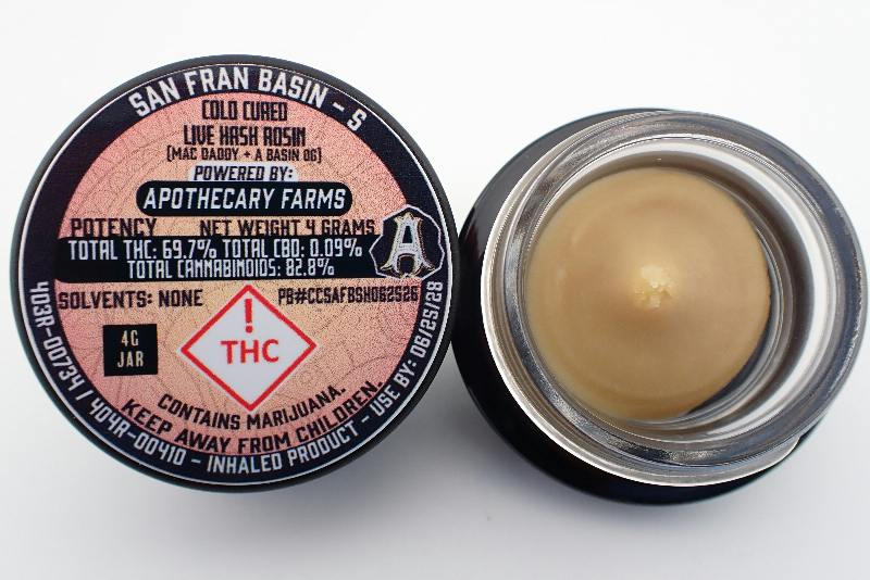 San Fran Basin Live Hash Rosin Baller - S 4G