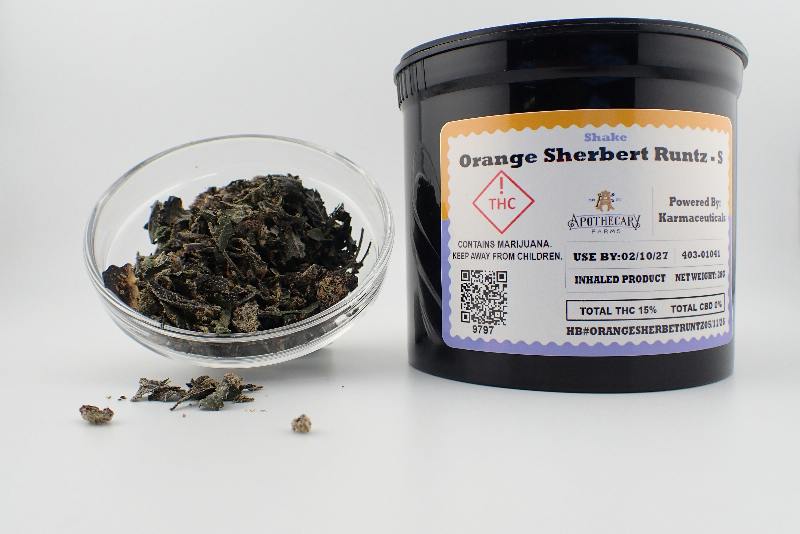 Orange Sherbert Runtz Shake - S 28G cannabis product
