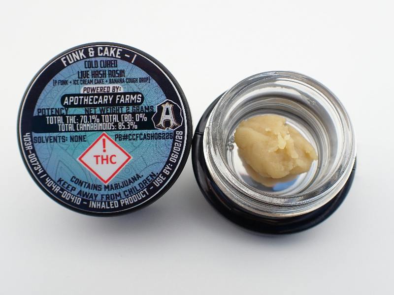 Funk & Cake Live Hash Rosin - I 2G