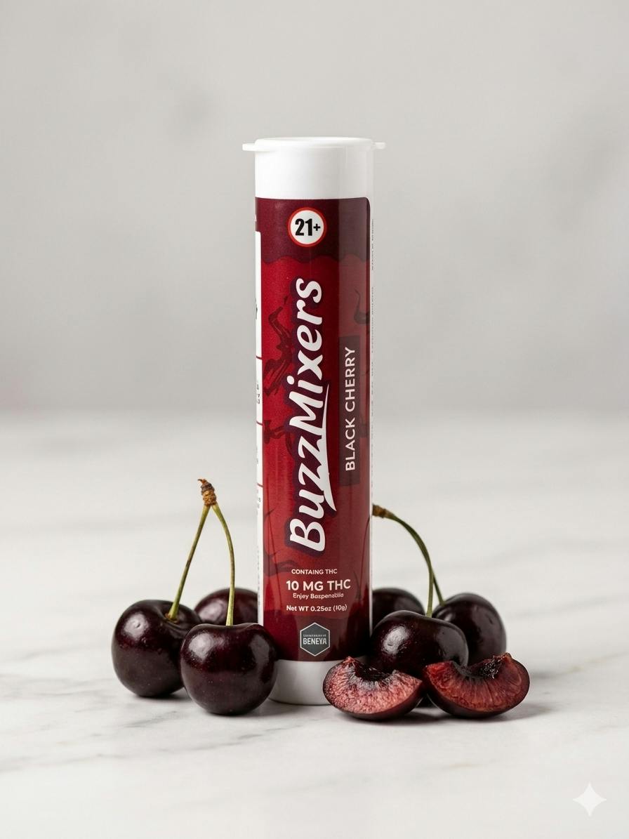 BUZZMIXER | BLACK CHERRY | 10 G - 10 mg at Gas & Grass Cannabis Recreational Dispensary