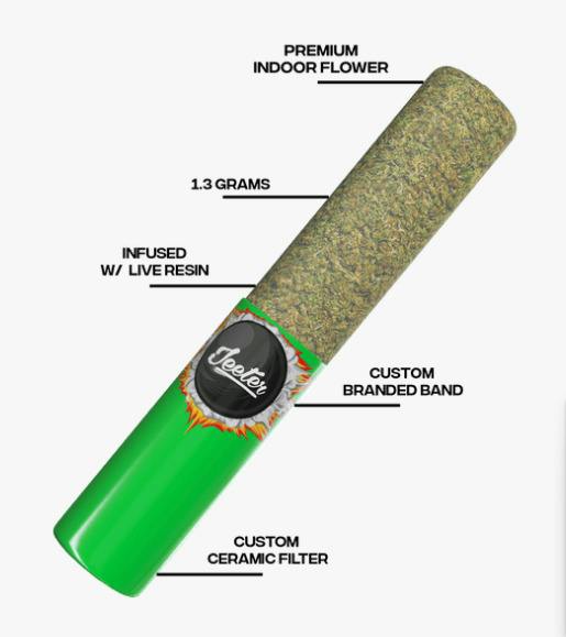Jeeter - Cannon - Live Resin Pre-roll 0.5g - 3pk - Venice OG