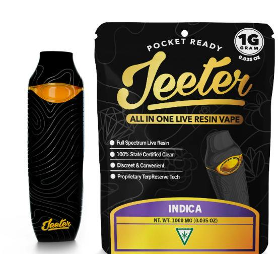 Jeeter - Live Resin Disposable 1g - Wedding Gelato - Indica
