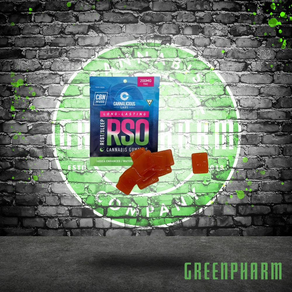 Cannalicious Labs | 200MG RSO Rest Gummies | Elderberry