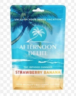Afternoon Delite | 200MG Gummies | Strawberry Banana